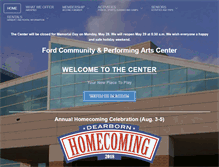 Tablet Screenshot of dearbornfordcenter.com